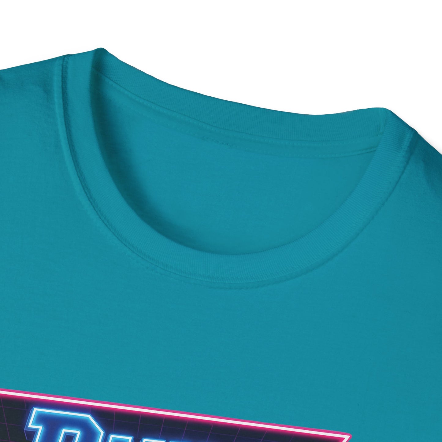 Built Different Raised Offline T-Shirt | Retro 80s Neon Graphic Tee