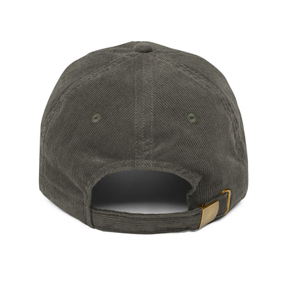 Not Today Brain Embroidered Corduroy Cap | Funny Phrase Dad Hat
