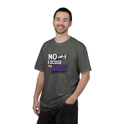 Empowering Unisex T-Shirt: No Excuse for Abuse, Awareness Shirt, Activism Tee, Gift for Supporters, Comfort Wear