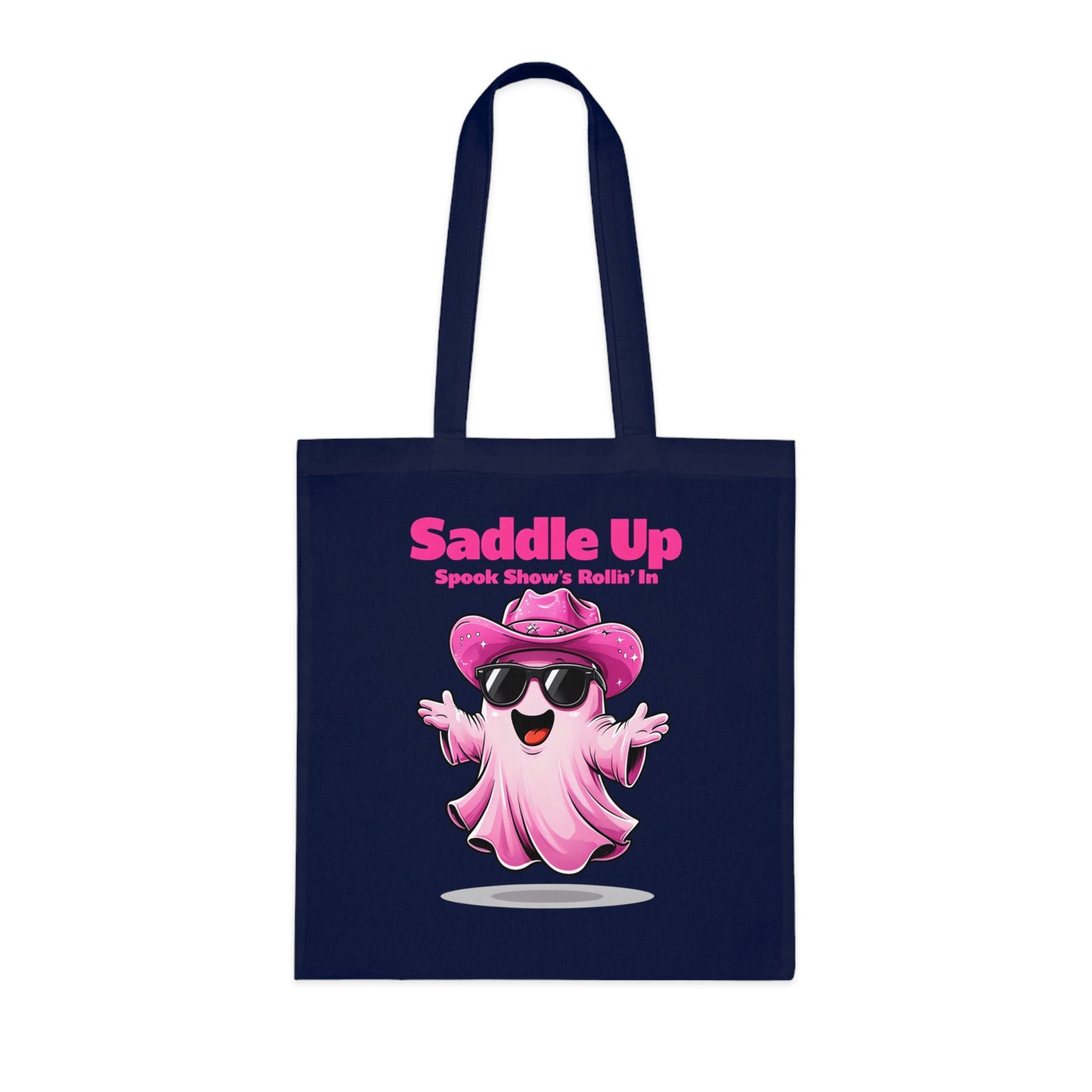 Bride's Ghostly Cotton Tote, Perfect for Bachelorette Parties, Bridal Showers, Halloween, Wedding Planning, Eco-Friendly Tote Bag