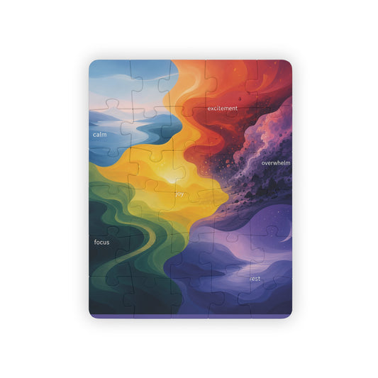 Emotional Spectrum Artwork Kids Puzzle