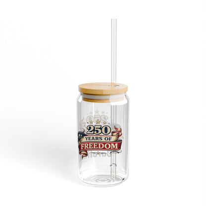 250 Years of Freedom America Anniversary Sipper Glass