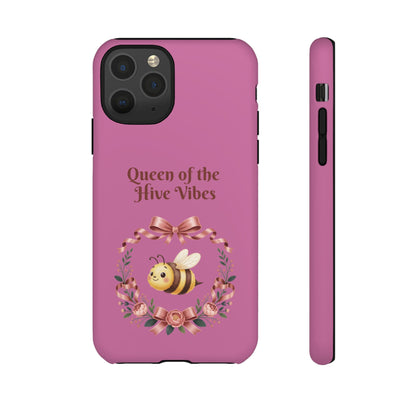 Queen of the Hive Bee Phone Case | Cute Floral Bee iPhone Case