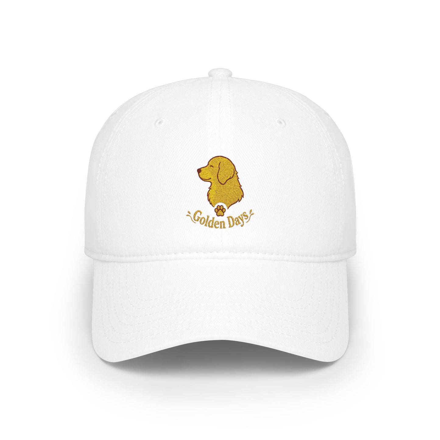 Golden Retriever Silhouette Baseball Cap | 'Golden Days' embroidered