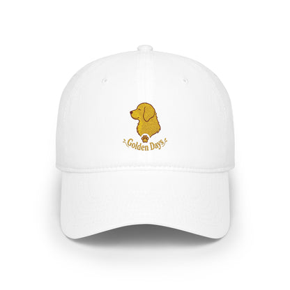 Golden Retriever Silhouette Baseball Cap | 'Golden Days' embroidered