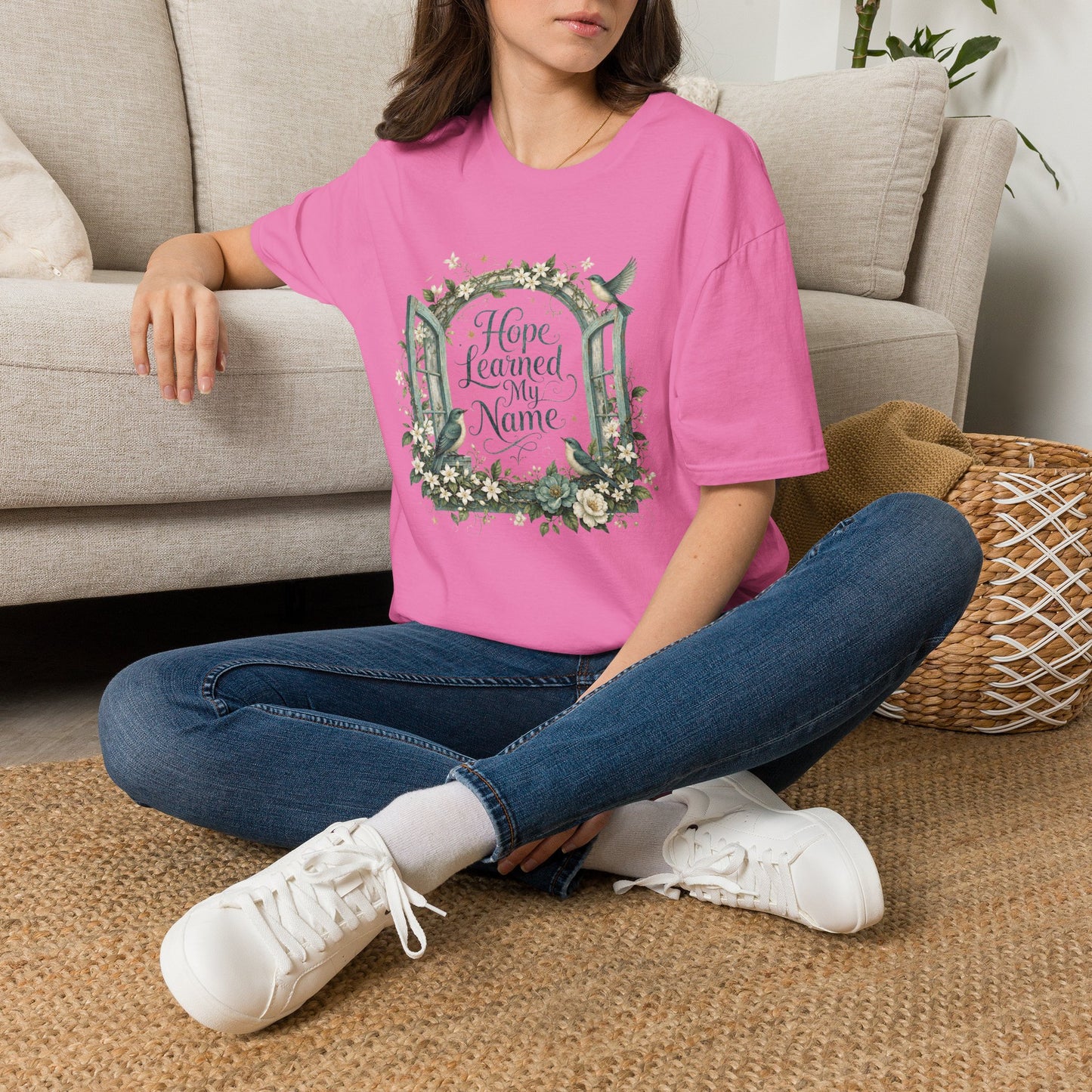 Hope Learned My Name T-Shirt | Abuse Survivor Inspiration