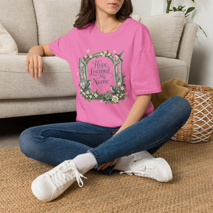 Hope Learned My Name T-Shirt | Abuse Survivor Inspiration