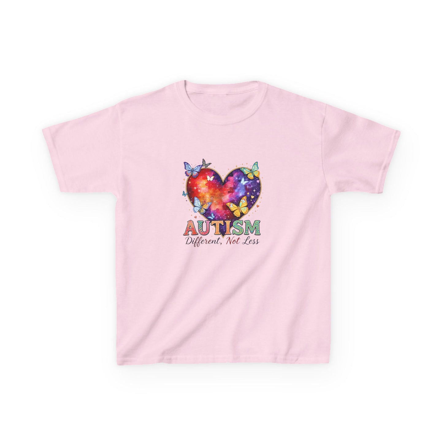 Autism Puzzle Heart Kids Tee | Different Not Less
