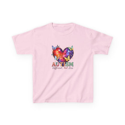 Autism Puzzle Heart Kids Tee | Different Not Less