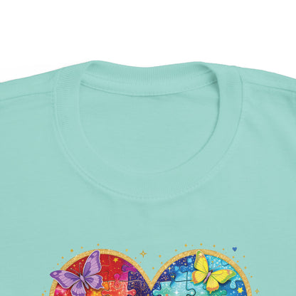 Autism Puzzle Heart Toddler Tee | Accept Understand Love