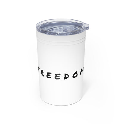 Freedom Tumbler, 11oz Vacuum Insulated Coffee Mug, Patriotic Travel Cup, American Flag Drinkware, Gifts for Veterans, BBQs and Holidays