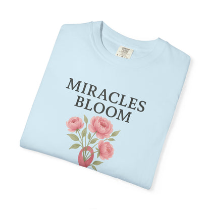 Breast Cancer Awareness T-Shirt, Floral Design for Charity Events, Gifts for Survivors, Unisex Apparel, Supportive Fashion