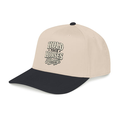 Hold Your Horses Honey Mid Profile Baseball Cap | Western Rodeo Cowboy