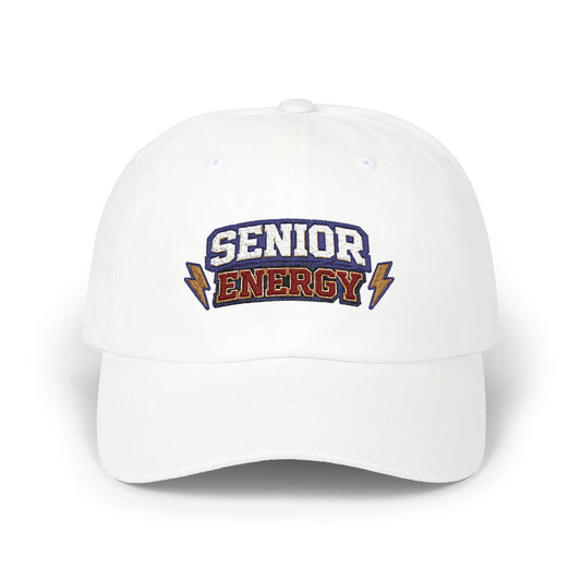 Senior Energy Dad Cap | Embroidered Lightning Logo