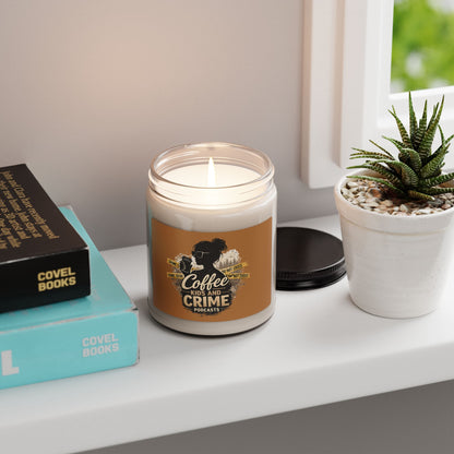 Coffee Kids and Crime logo Candle for Mom | Scented Soy 9oz
