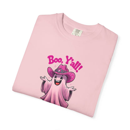 Boo Y'all Ghost T-Shirt, Fun Halloween Tee, Unisex Shirt, Cute Ghost Apparel, Spooky Season Outfit