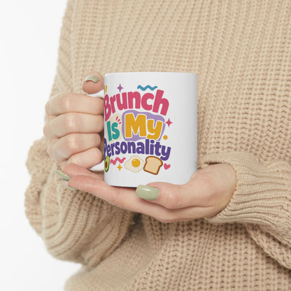 Brunch Is My Personality Mug | Avocado Toast Coffee Cup