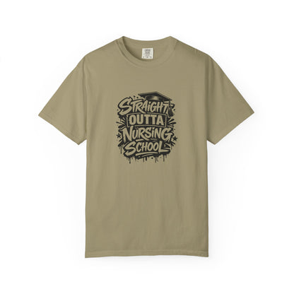 Straight Outta Nursing School T-shirt | Nursing Graduate Tee, Cap Graphic