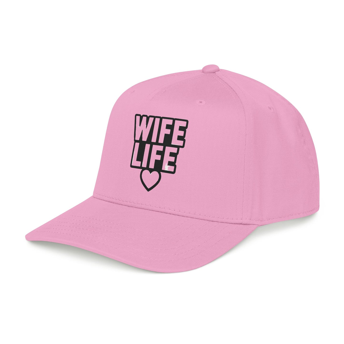 Wife Life Mid Profile Baseball Cap | Wife Life Baseball Hat