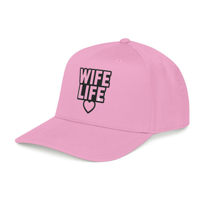 Wife Life Mid Profile Baseball Cap | Wife Life Baseball Hat