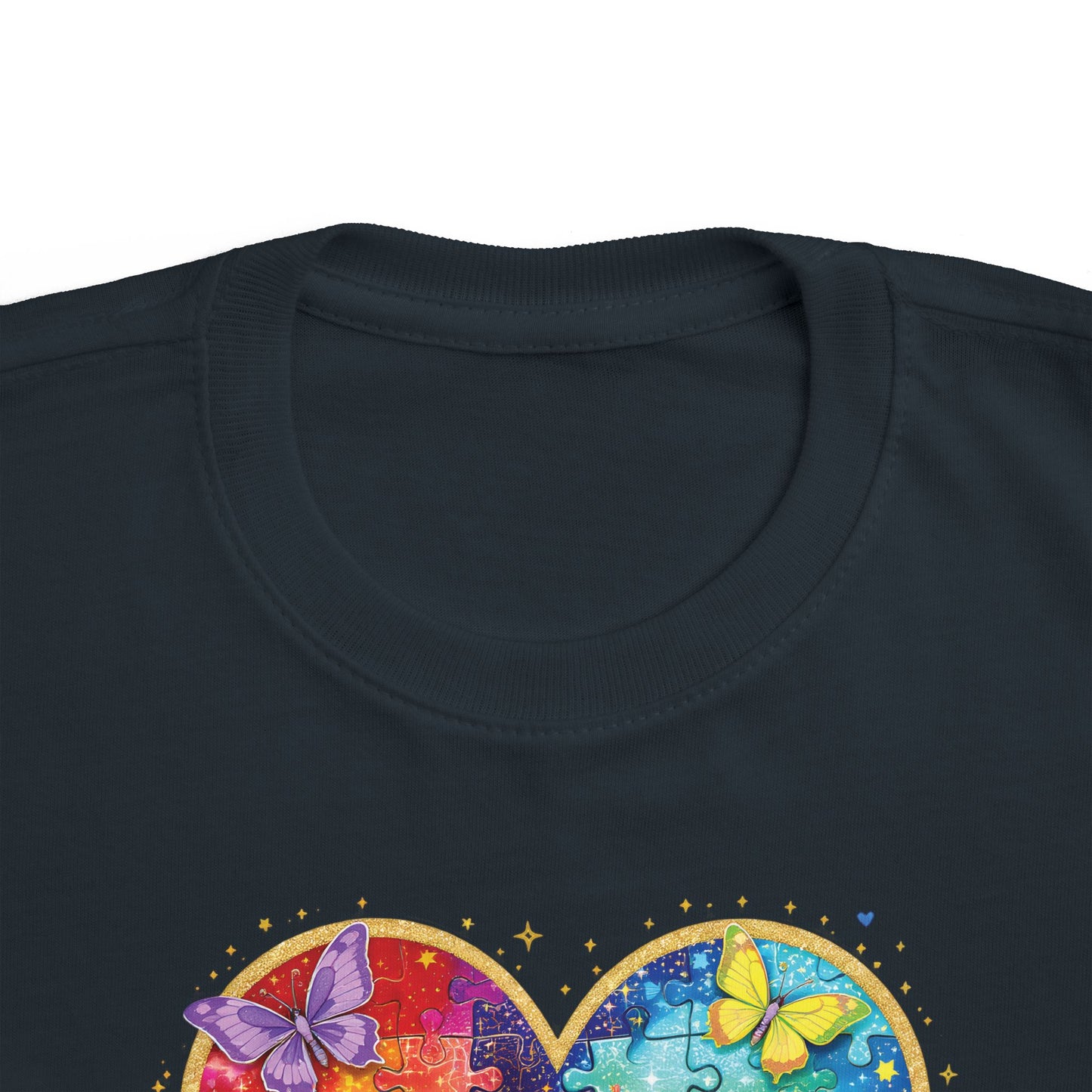 Autism Puzzle Heart Toddler Tee | Accept Understand Love