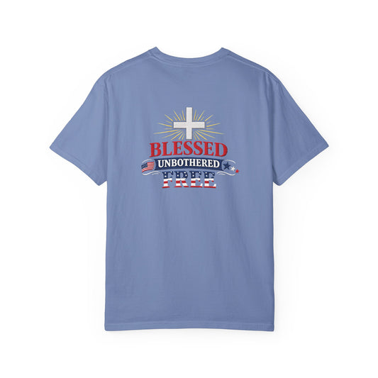 Blessed Unbothered Free cross | T-shirt