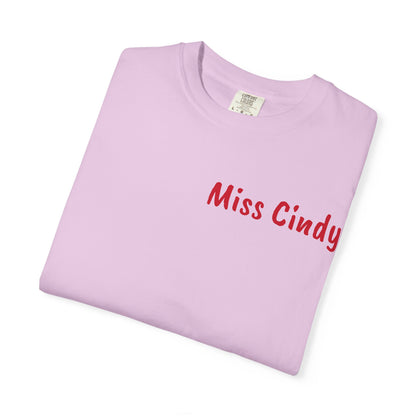 Unisex Garment-Dyed T-Shirt for Teachers - Miss Cindy, Chaos Coordinator Design, Perfect for Back to School, Appreciation Gifts, [...]