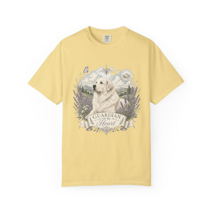 Great Pyrenees Guardian of My Heart T-Shirt | Mountain Dog Illustration