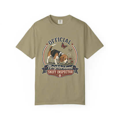 Official Neighborhood Sniff Inspector Beagle T-Shirt | Dog Lover Tee