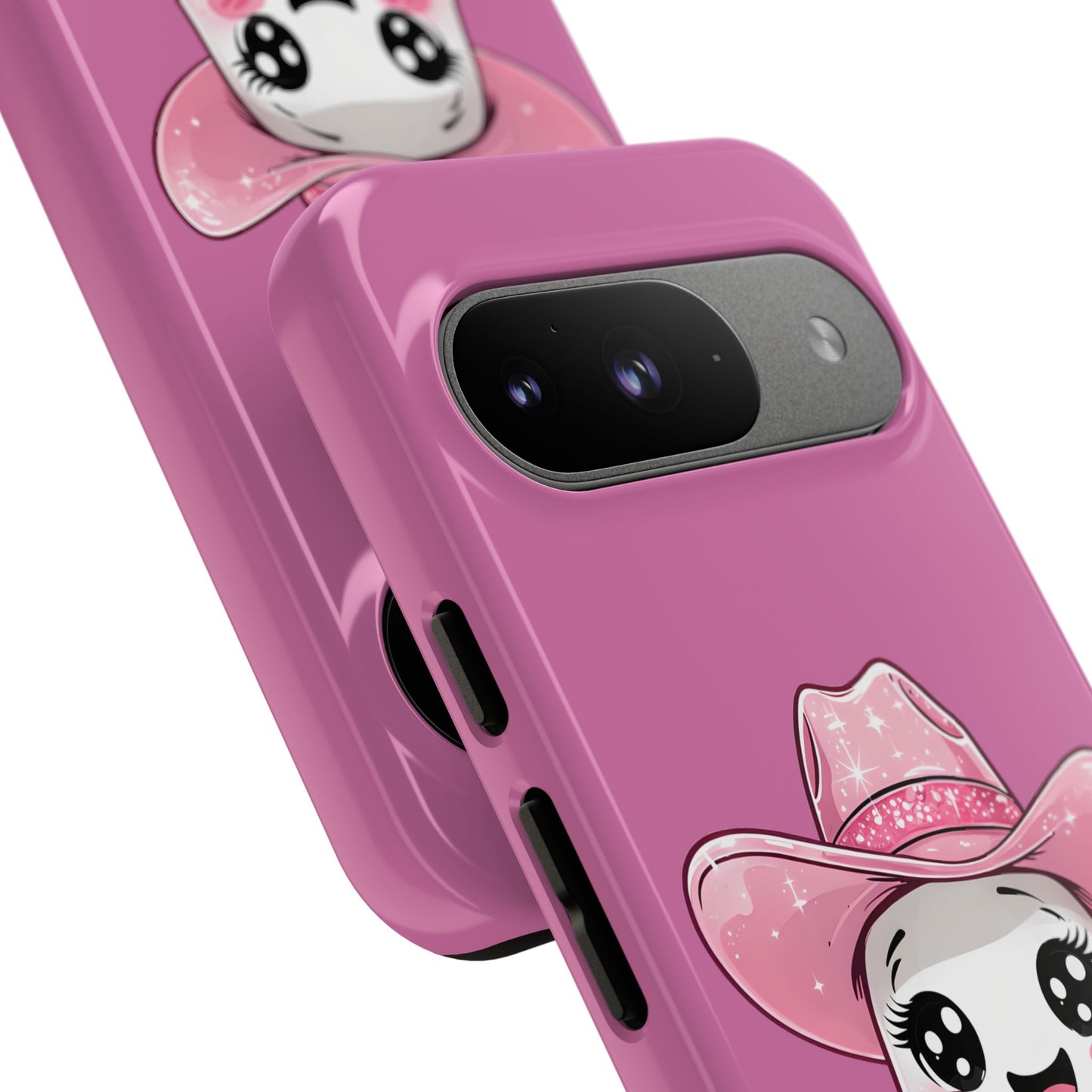 Cute Ghost Phone Case - Fun, Whimsical, Kawaii, Halloween, Gift Idea, Pink Ghost Design