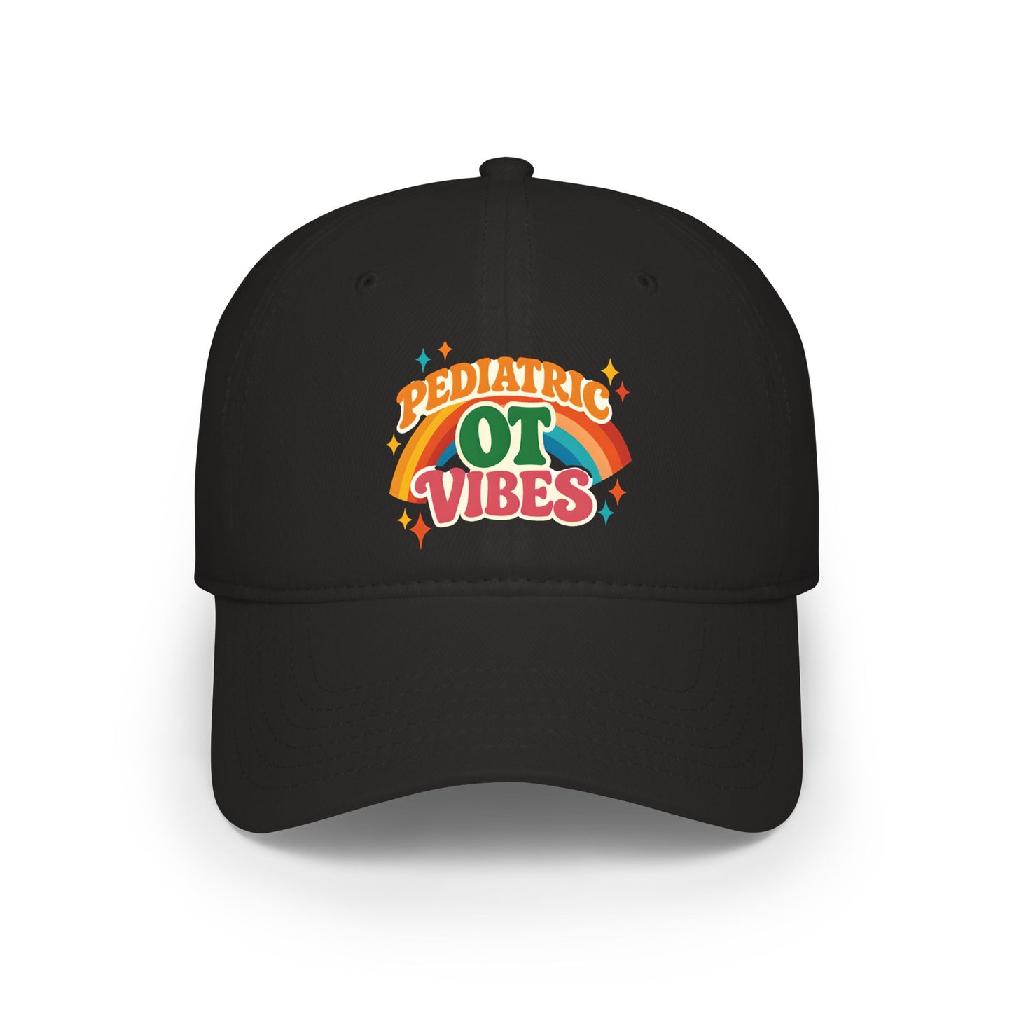 Pediatric OT Vibes Cap | Occupational Therapy Rainbow Logo