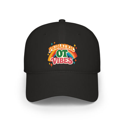 Pediatric OT Vibes Cap | Occupational Therapy Rainbow Logo