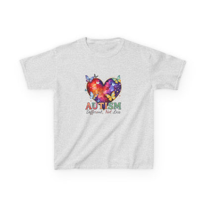 Autism Puzzle Heart Kids Tee | Different Not Less
