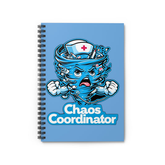 Chaos Coordinator Notebook - Perfect for Nurses, Gifts for Healthcare Workers, Inspirational Journal, Fun Stationery, Motivational Organizer