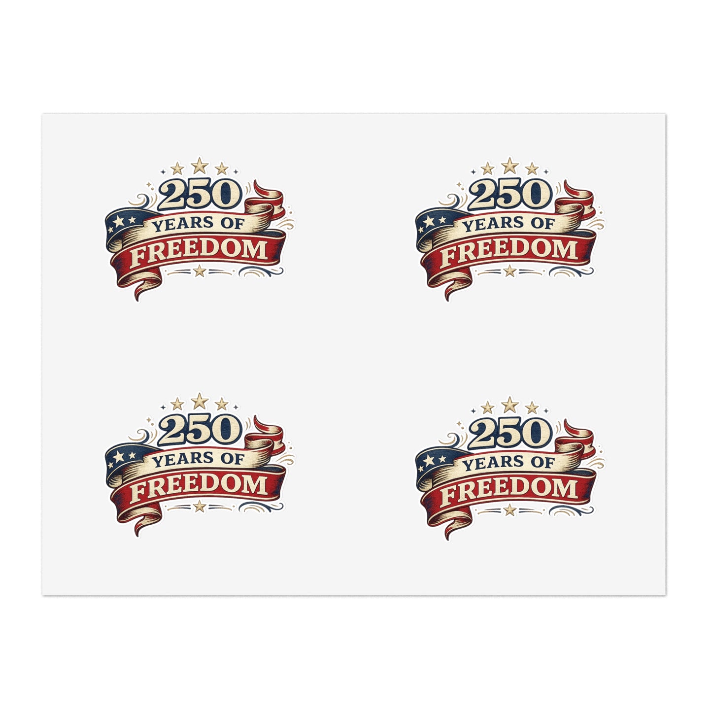 America 250th Anniversary Semiquincentennial Stickers | Freedom Sticker Sheets