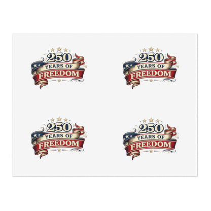 America 250th Anniversary Semiquincentennial Stickers | Freedom Sticker Sheets