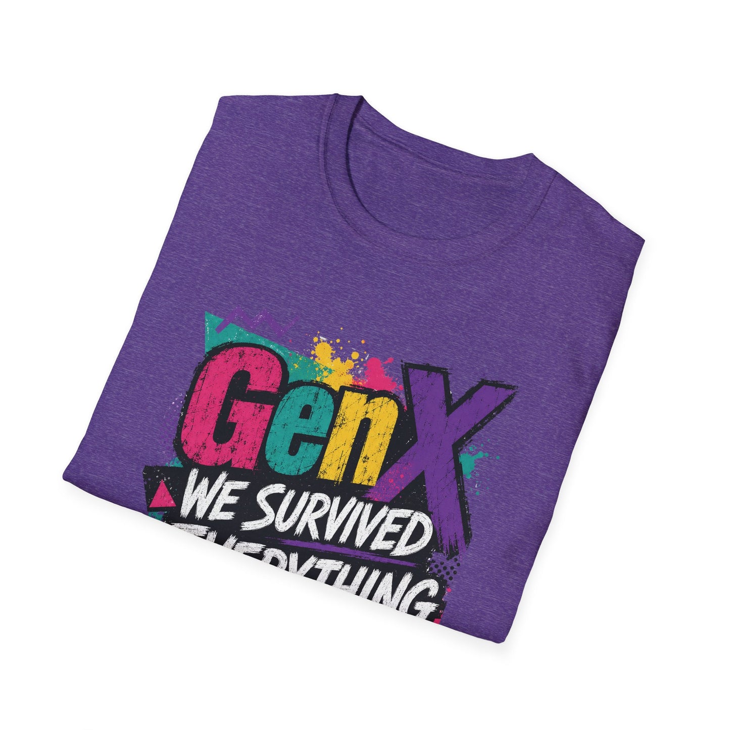 Gen X We Survived Everything T-Shirt | 90s Retro Graphic Tee