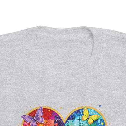 Autism Puzzle Heart Toddler Tee | Accept Understand Love