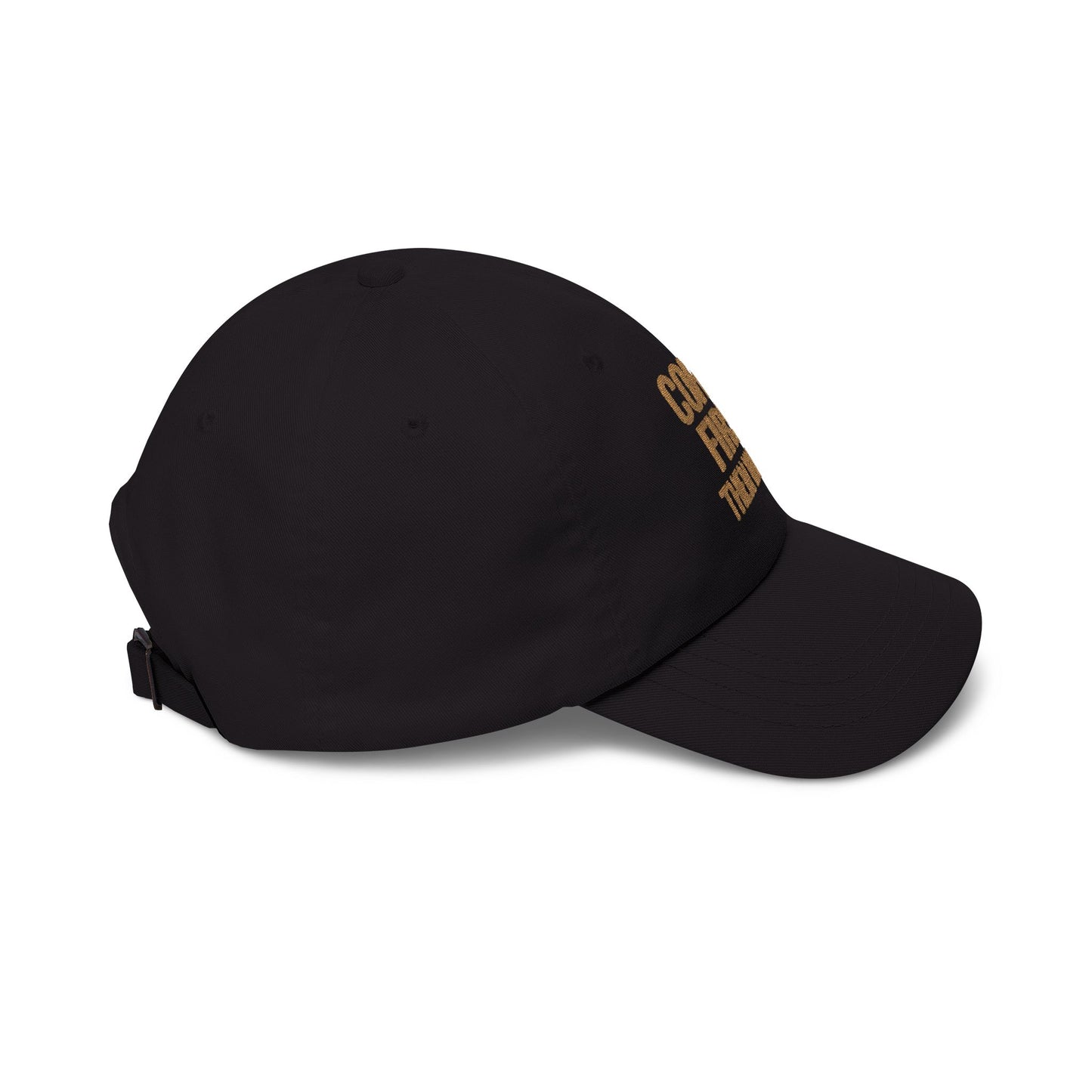 Coffee First Then Words Dad Cap | Embroidered Coffee Quote Hat