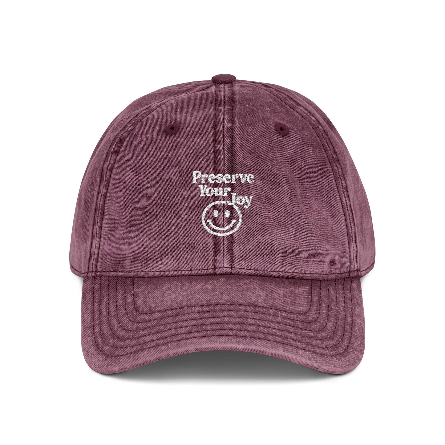 Embroidered Cap, Vintage Baseball Hat Protect Your Joy, Dad Hat, Retro Cap, Distressed Hat, Women's Cap, Gift for Him, Summer Hat