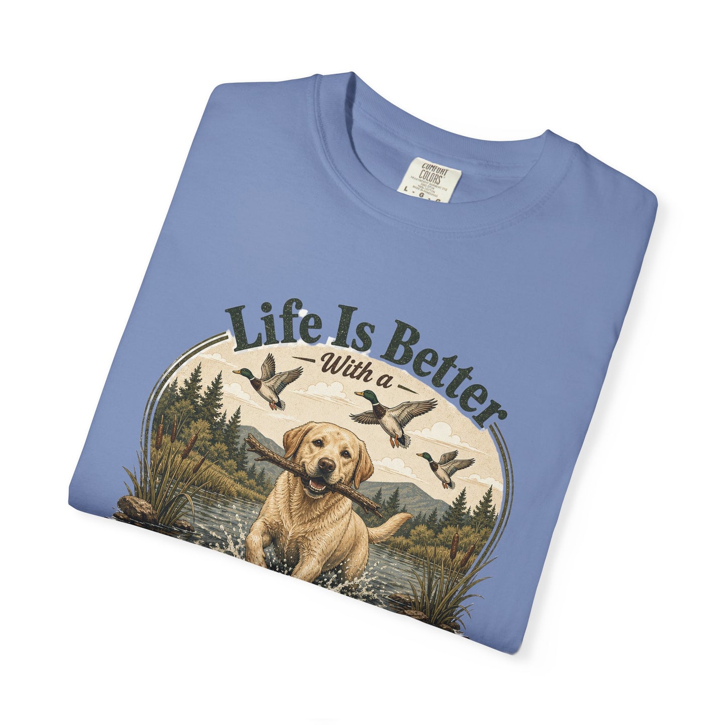 Life Is Better with a Labrador T-shirt | Lab Dog Design