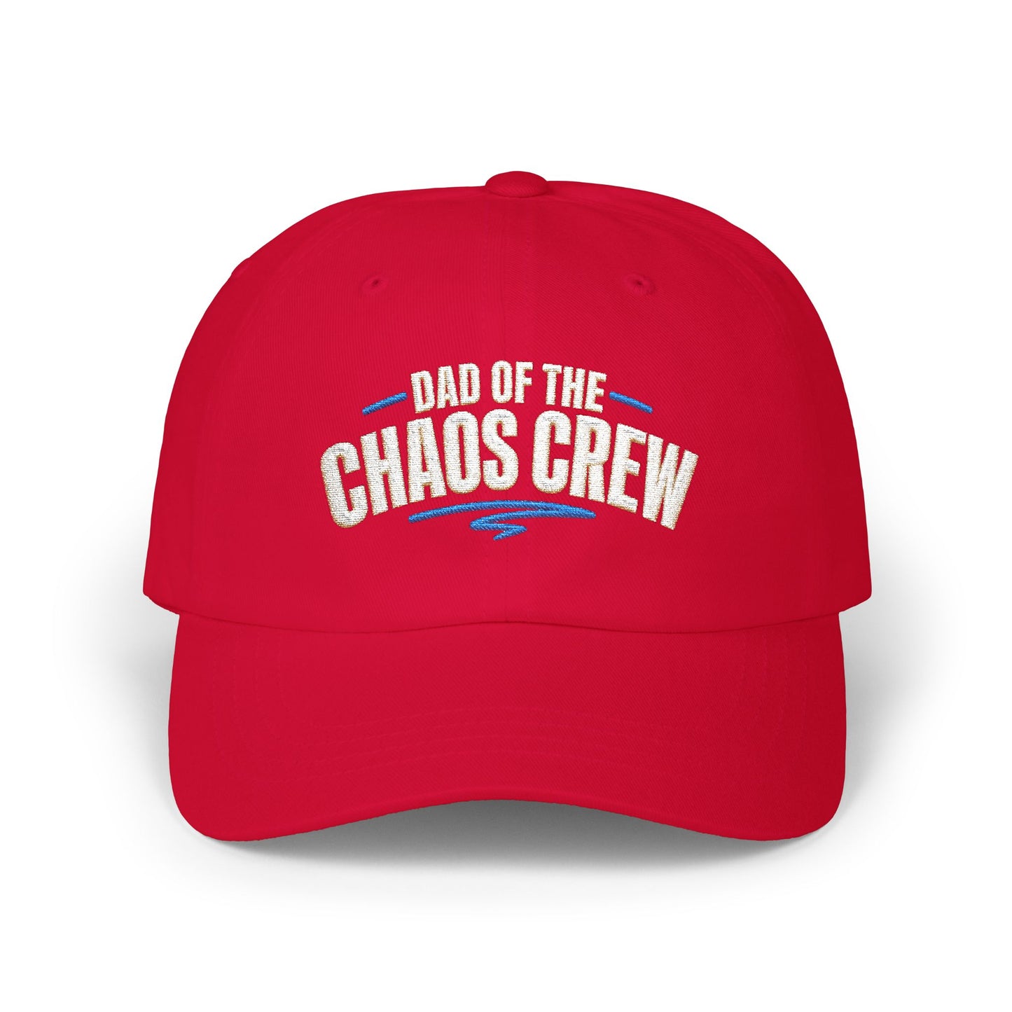 Dad of the Chaos Crew Classic Dad Cap | Embroidered Baseball Hat
