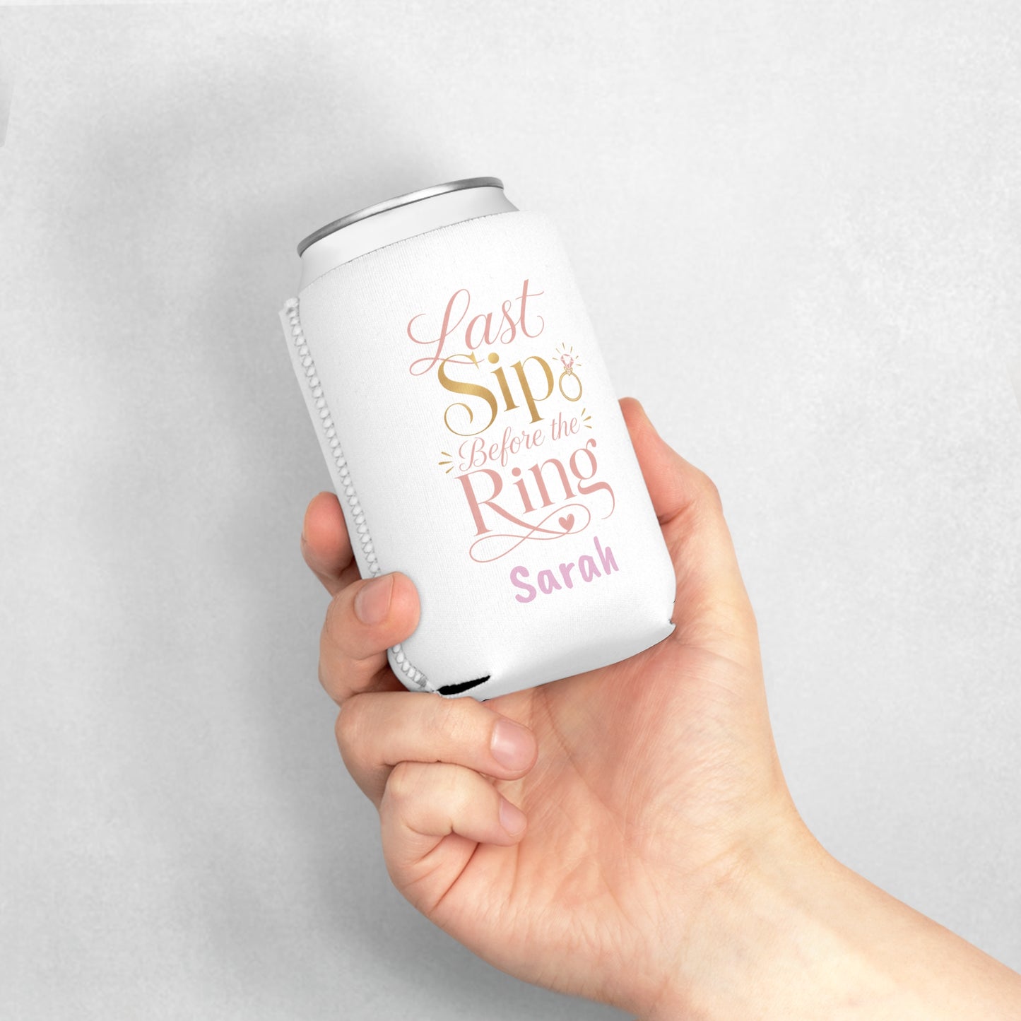 Last Sip Before the Ring Can Cooler Sleeve | Bachelorette Trip