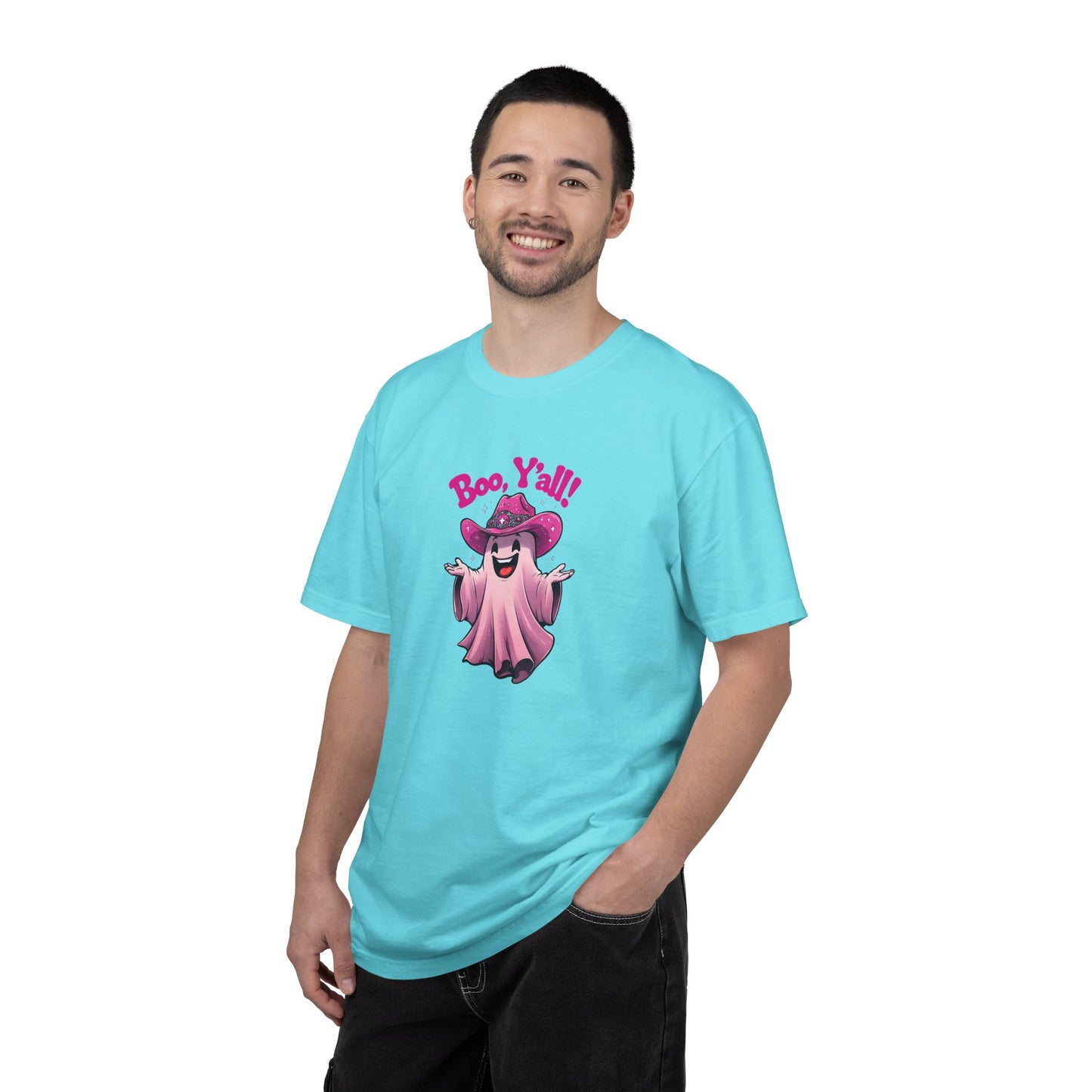 Boo Y'all Ghost T-Shirt, Fun Halloween Tee, Unisex Shirt, Cute Ghost Apparel, Spooky Season Outfit