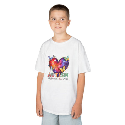 Autism Puzzle Heart Kids Tee | Different Not Less