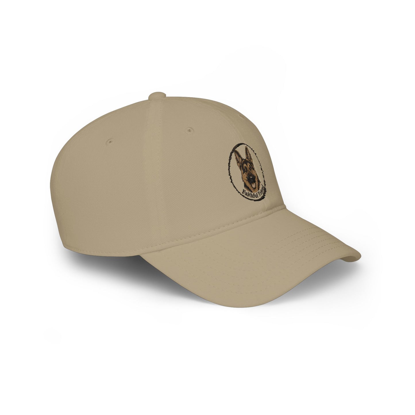 German Shepherd Logo Cap | Embroidered Dog Patch baseball cap