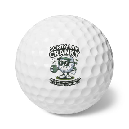 Golf Balls 6 Pack | Golf Balls - Humorous