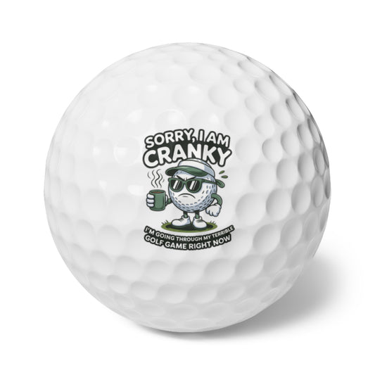 Golf Balls 6 Pack | Golf Balls - Humorous