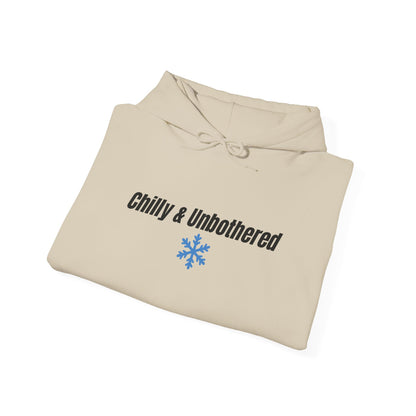 Chilly & Unbothered hoodie | Snowflake graphic sweatshirt