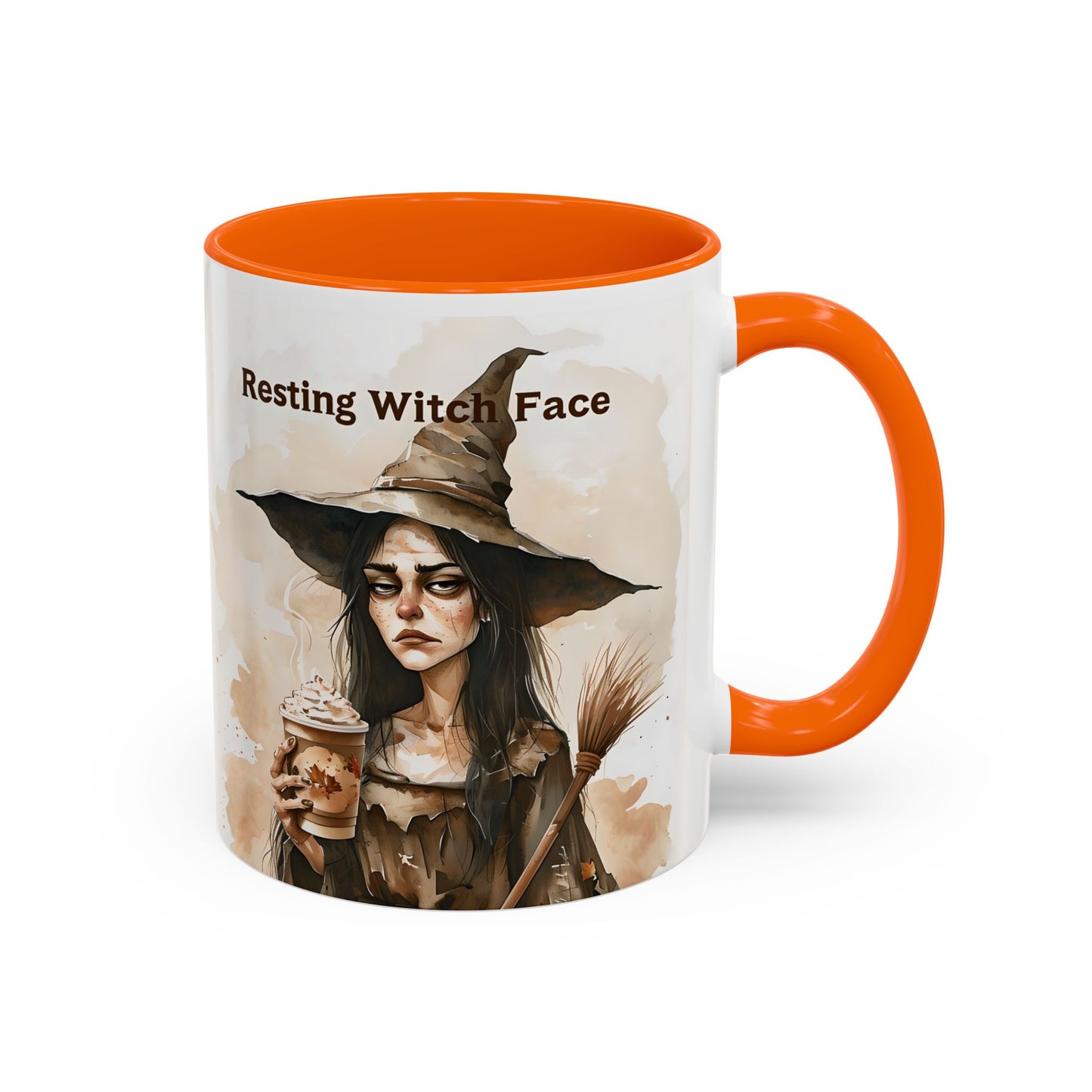 Resting Witch Face Coffee Mug - Halloween Mug, Funny Mug, Witch Mug, Halloween Gift, Coffee Lover Gift